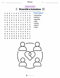 Anteprima della scheda stampabile di Diversità e Inclusione