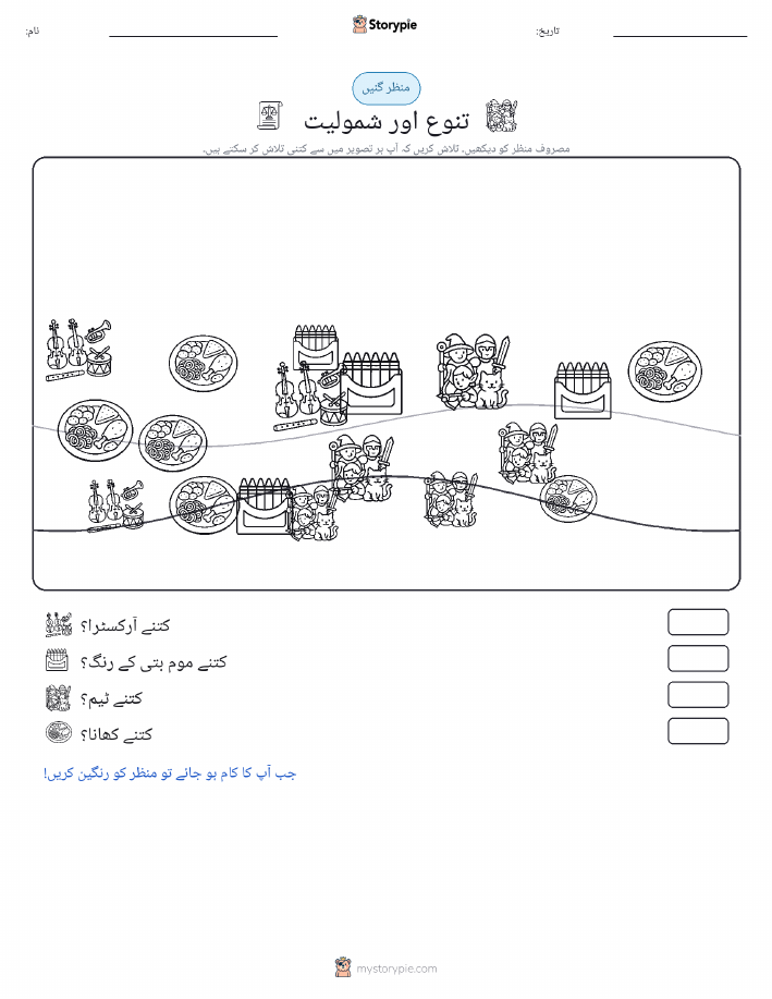 گنتی کا منظر