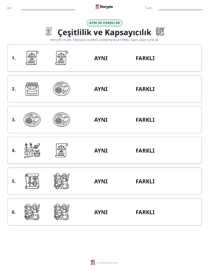Aynı mı Farklı mı