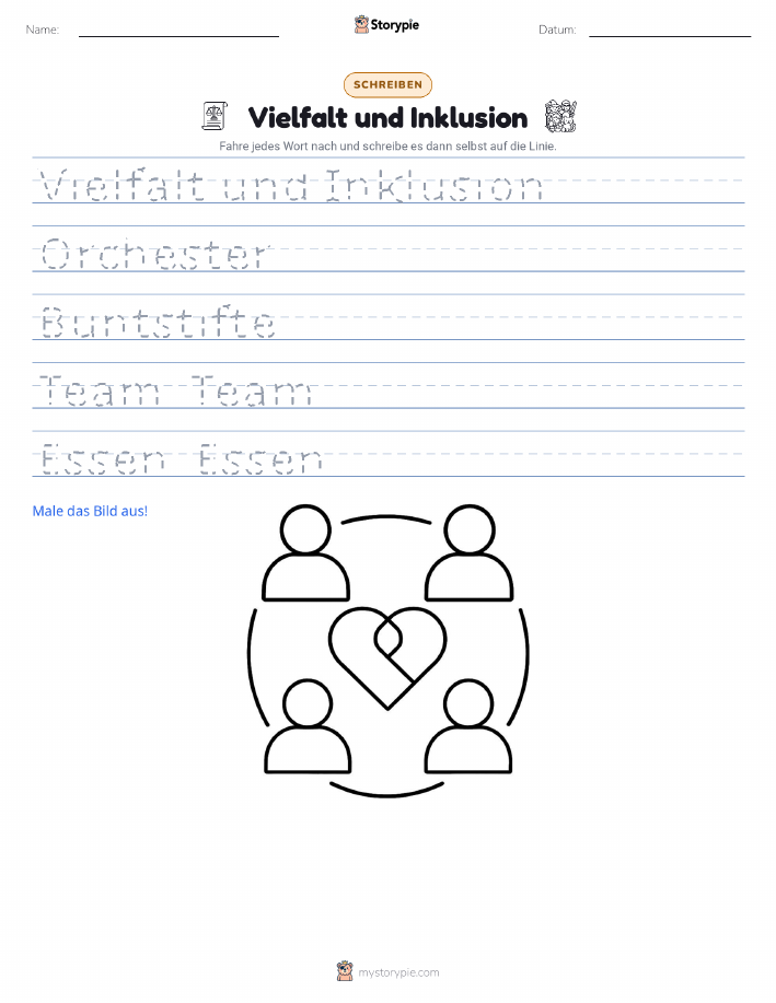 Schreibübung