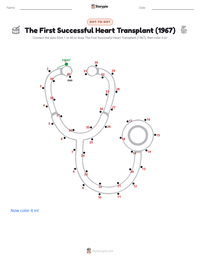 The First Successful Heart Transplant (1967) printable worksheet preview