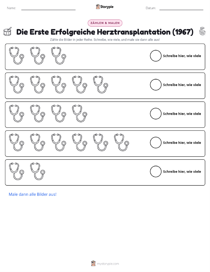 Zählen & Ausmalen
