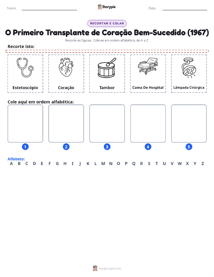 Recortar & Colar Alfabeto