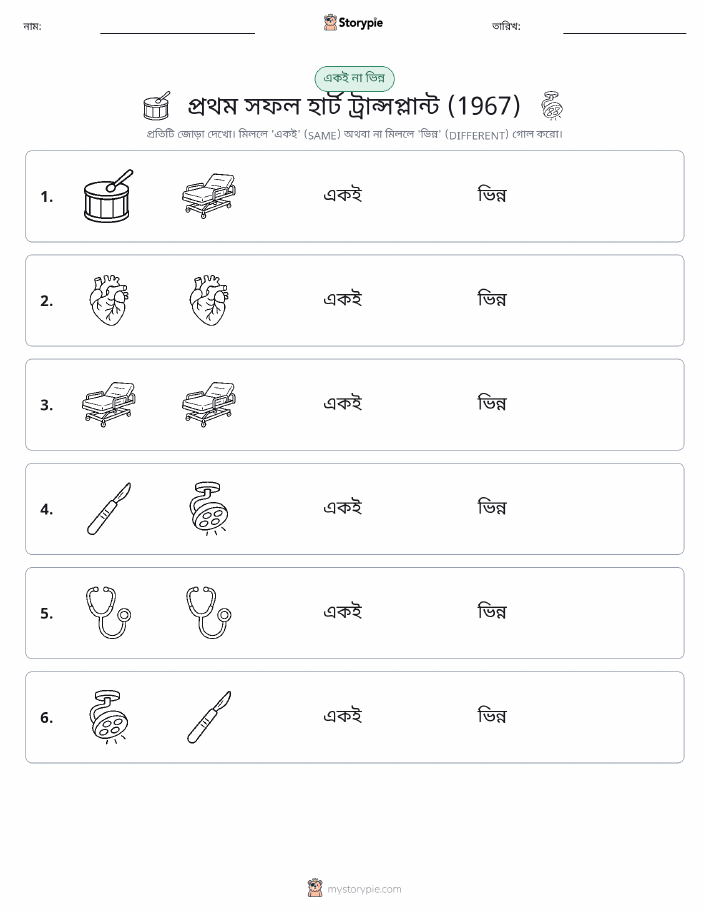 একই বা ভিন্ন