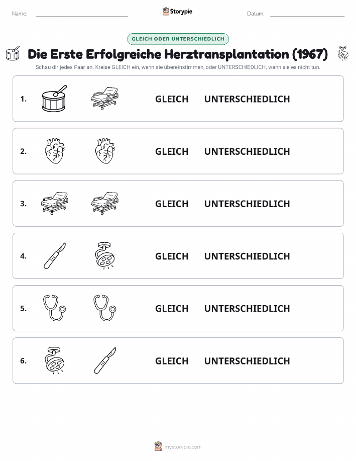 Gleich oder Anders