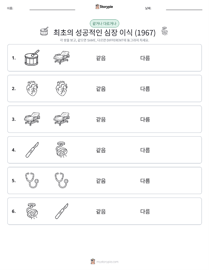 같은 것 또는 다른 것