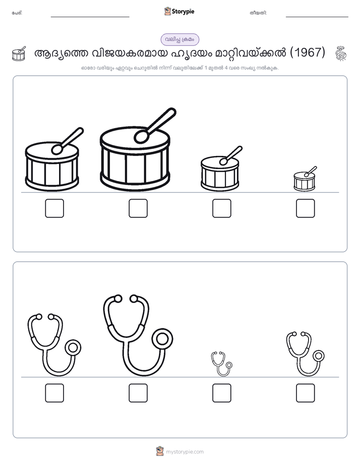 വലുപ്പം ക്രമം