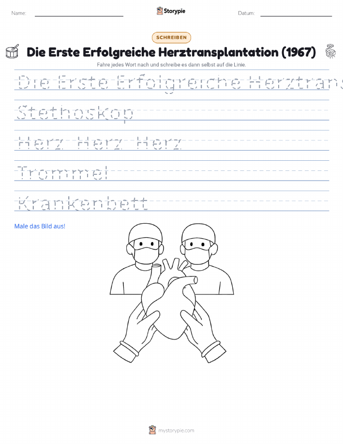 Schreibübung