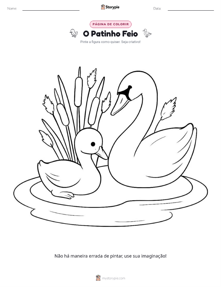 Página para colorir