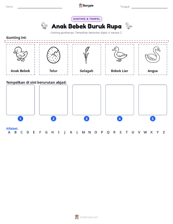 Potong & Tempel Huruf