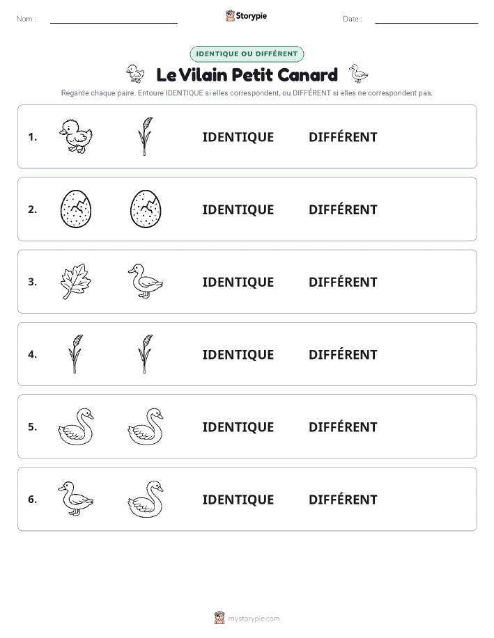 Identique ou Différent