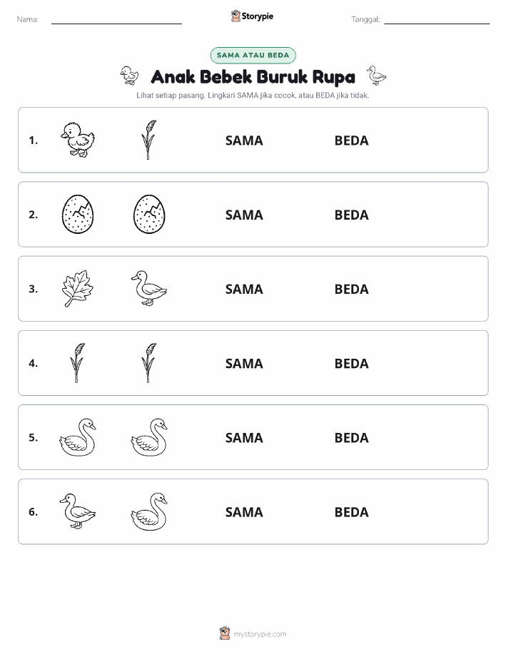 Sama atau Berbeda