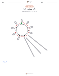 معاينة ورقة العمل القابلة للطباعة المشاعر