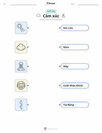Tài liệu in sẵn Cảm xúc cho trẻ em