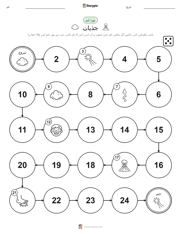 رول اور منتقل کریں کھیل