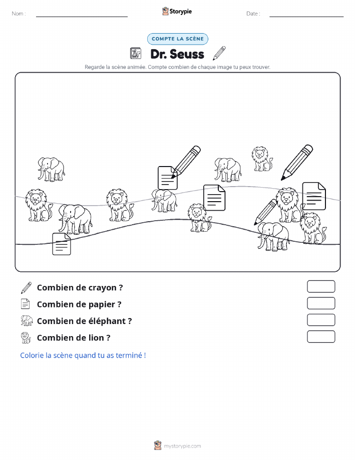 Scène de Comptage