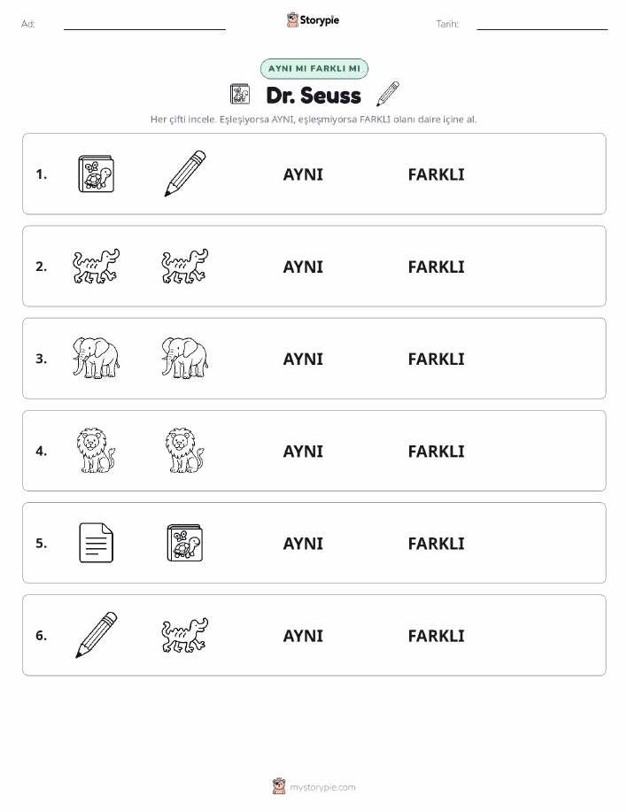 Aynı mı Farklı mı