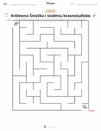 Podgląd drukowalnego arkusza ćwiczeń Premiera pierwszego pełnometrażowego filmu animowanego (1937)