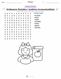 Podgląd drukowalnego arkusza ćwiczeń Premiera pierwszego pełnometrażowego filmu animowanego (1937)