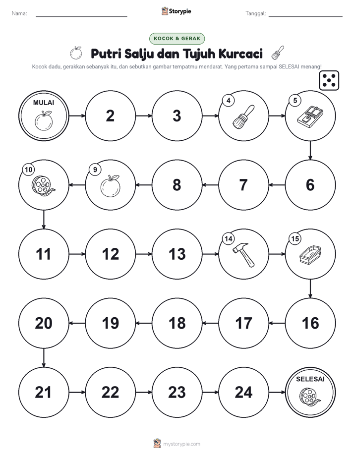 Permainan Gulung & Pindah