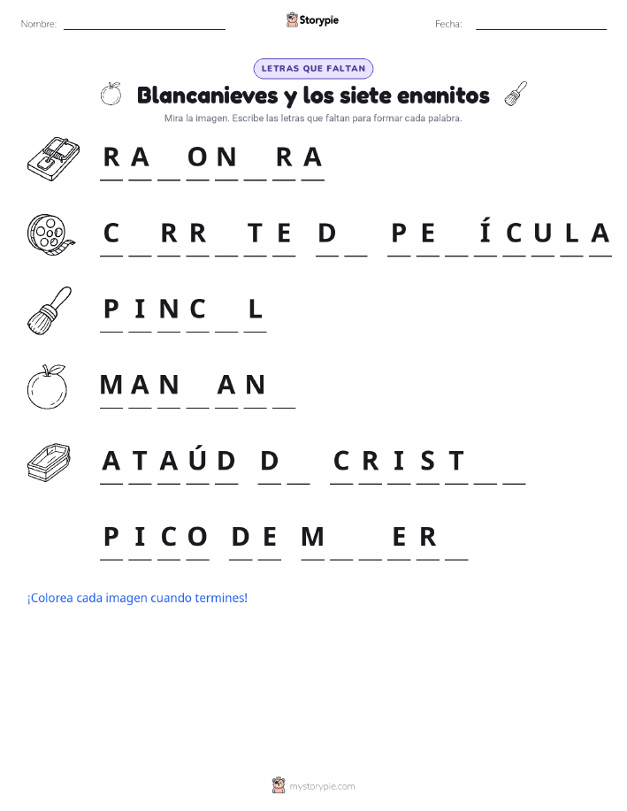 Letras Faltantes