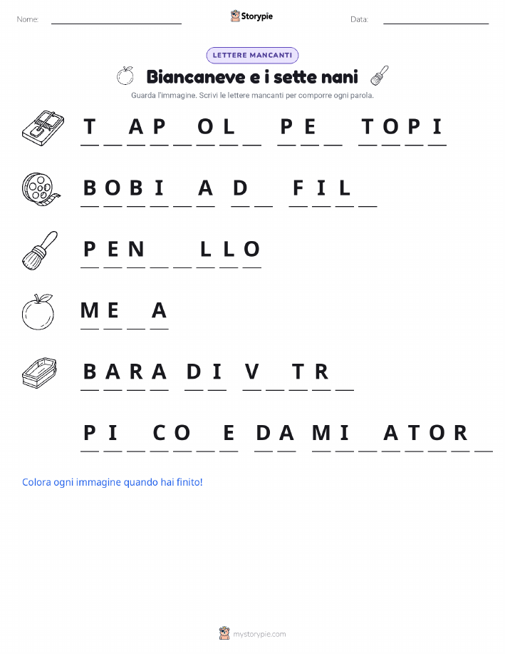Lettere Mancanti