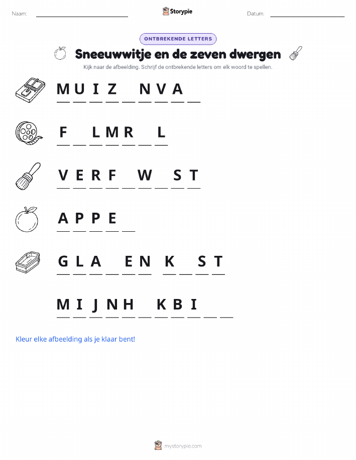 Ontbrekende Letters