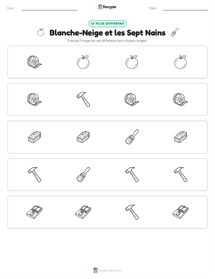Celui qui ne correspond pas