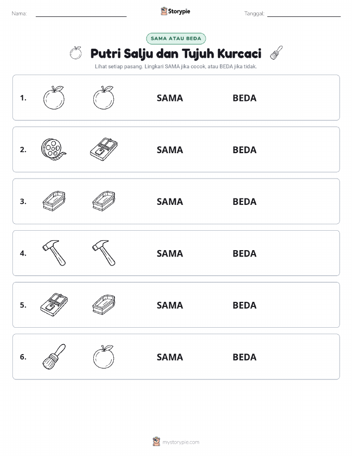 Sama atau Berbeda