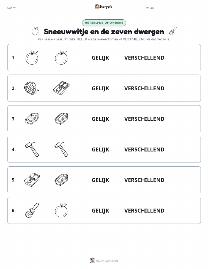 Zelfde of Verschillend