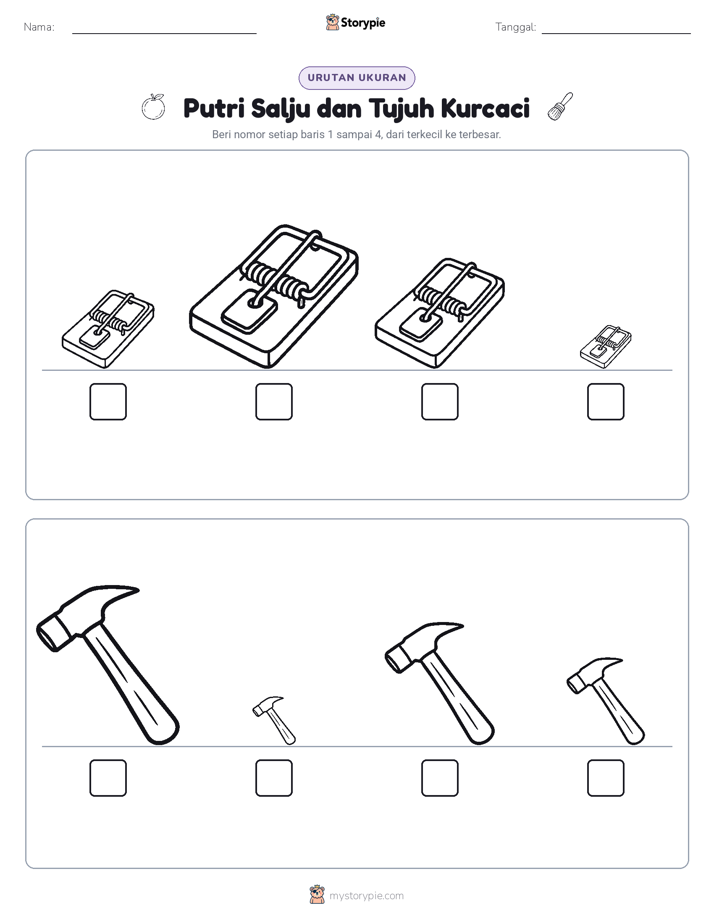 Urutan Ukuran