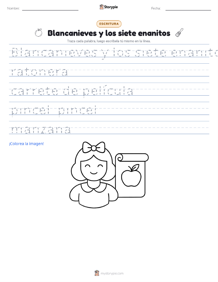 Práctica de Escritura