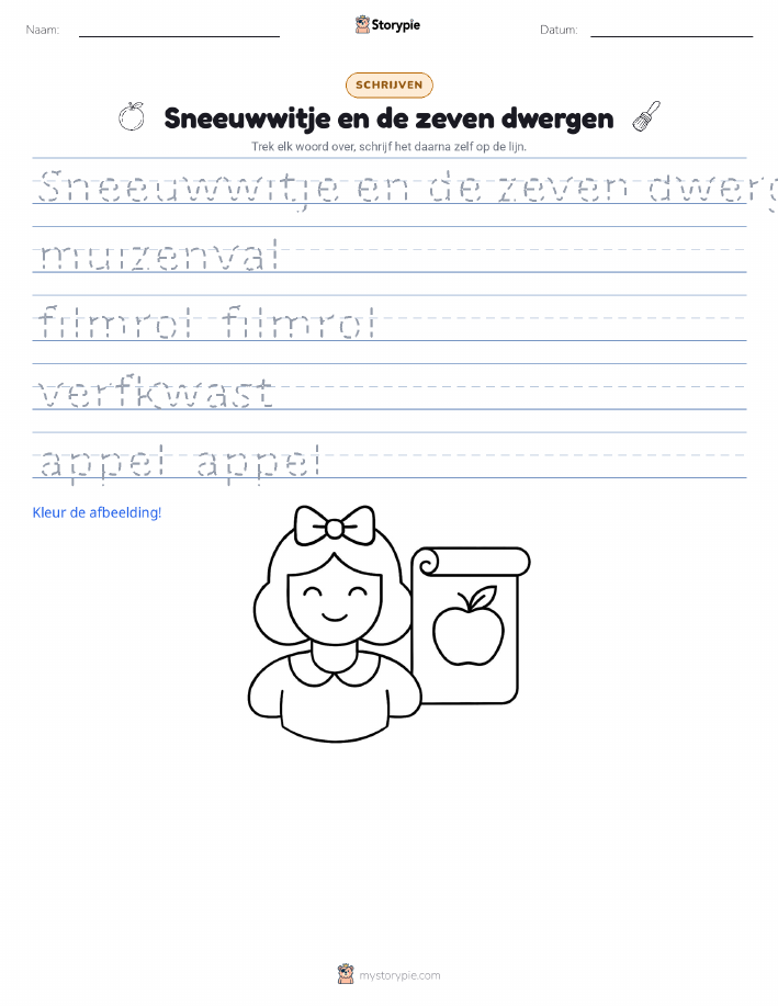 Schrijf Oefening