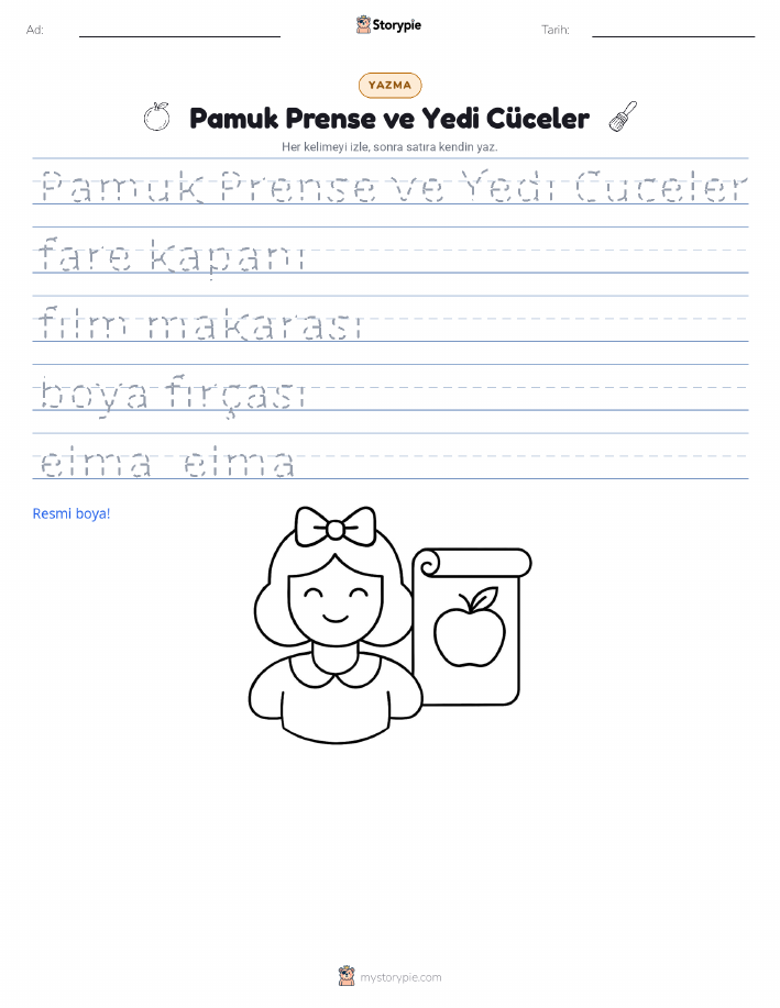 Yazma Pratiği