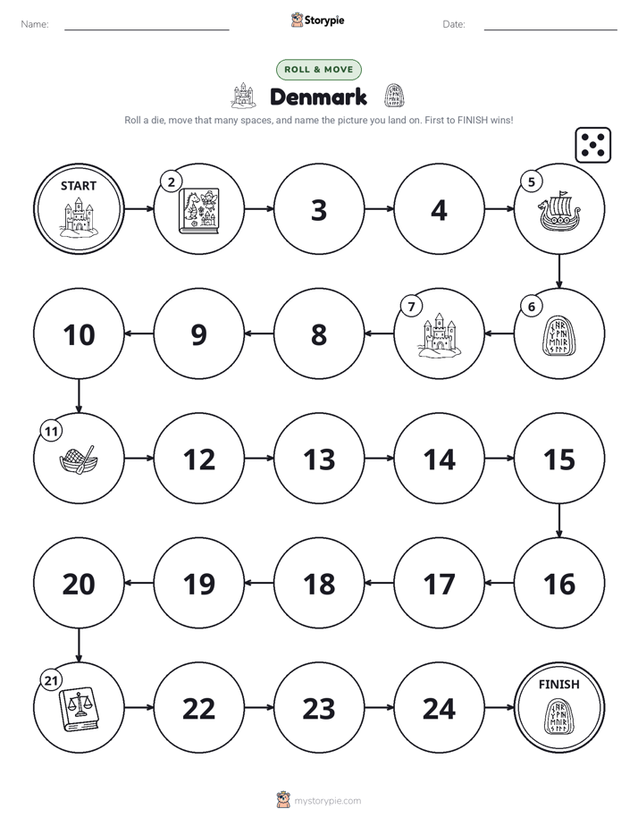 Roll & Move Game