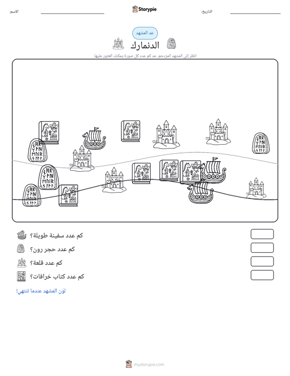 مشهد العد