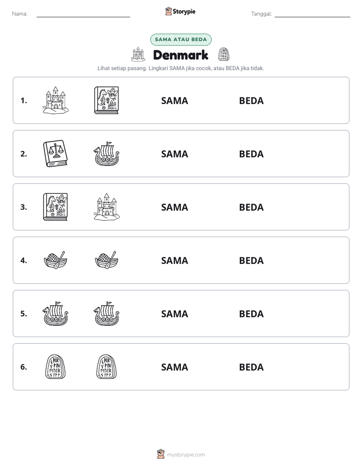 Sama atau Berbeda