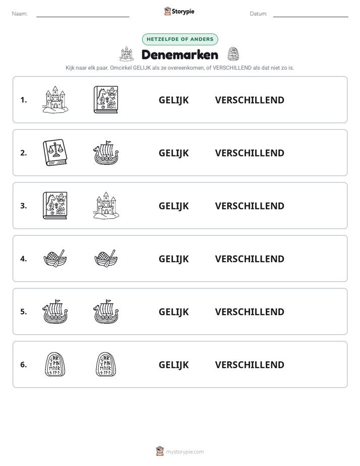 Zelfde of Verschillend