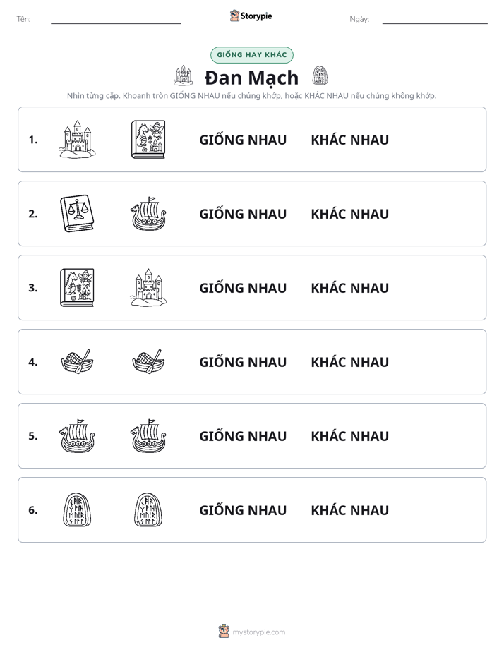 Giống Hay Khác