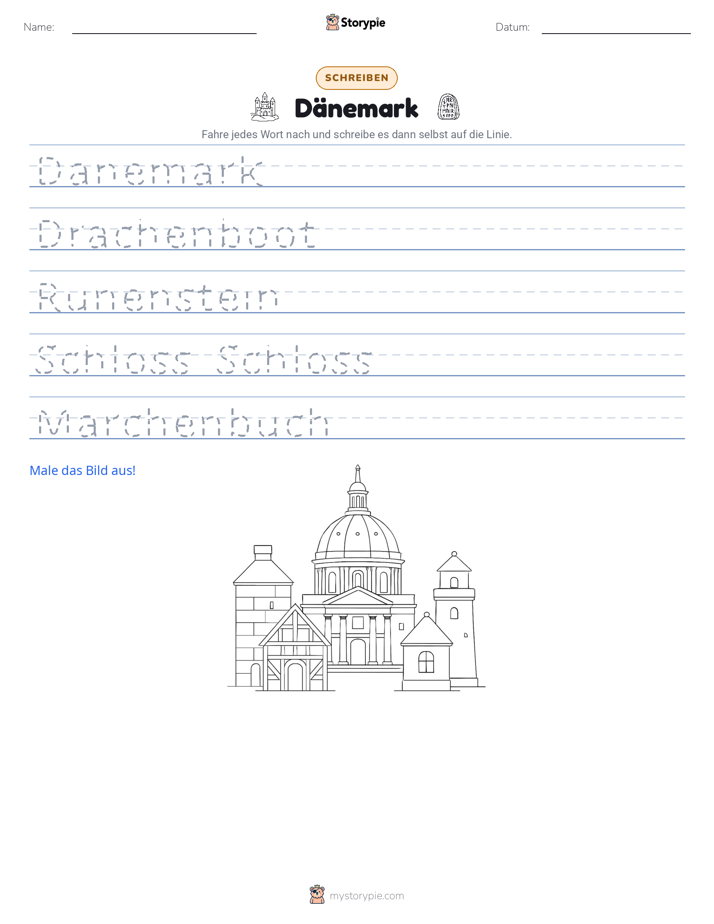 Schreibübung