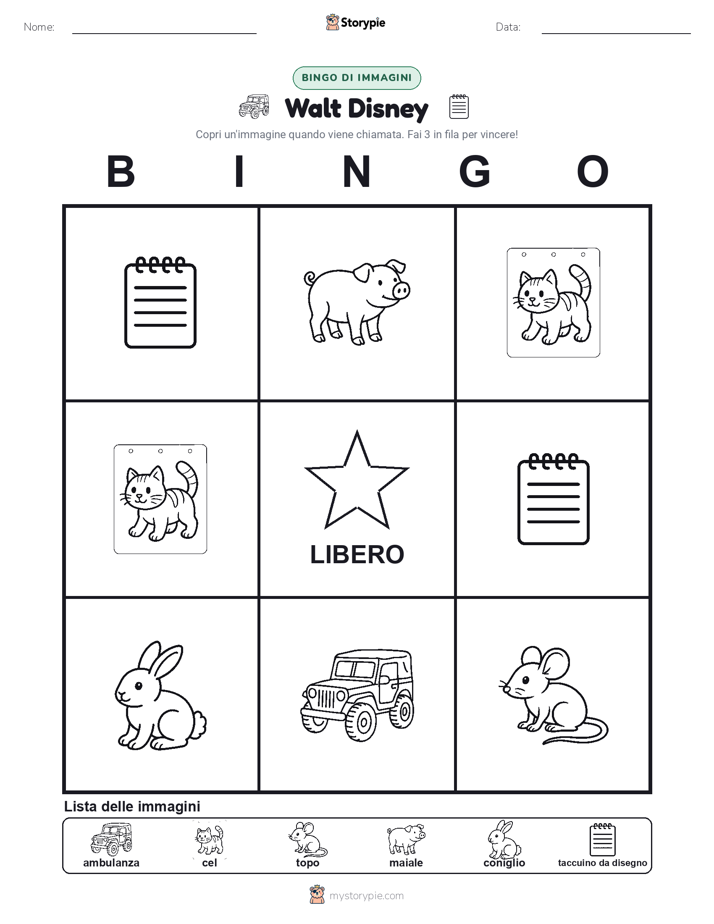 Bingo delle Immagini