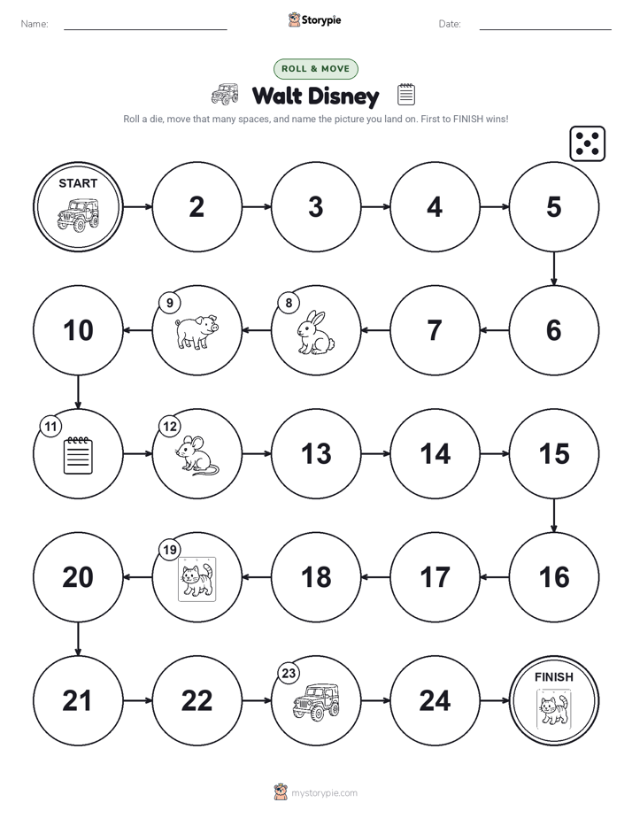 Roll & Move Game