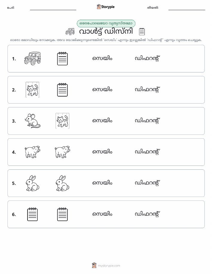 ഒന്നോ വ്യത്യാസമോ