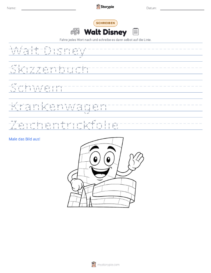 Schreibübung
