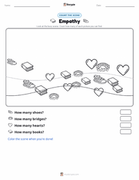 Empathy printable worksheet preview