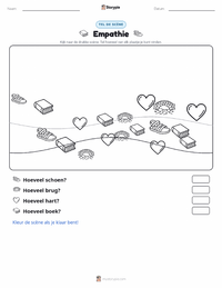 Empathie afdrukbare werkblad voorbeeld