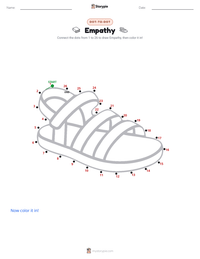 Empathy printable worksheet preview