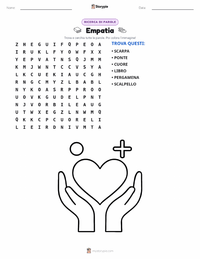 Anteprima della scheda stampabile di Empatia