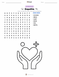 Empathie afdrukbare werkblad voorbeeld