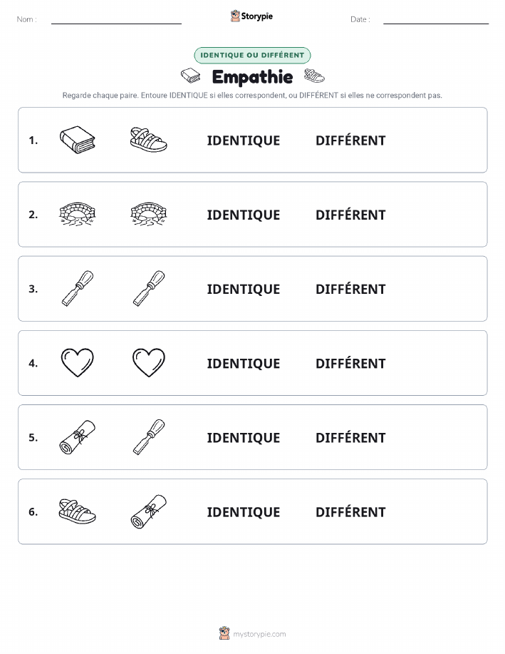 Identique ou Différent